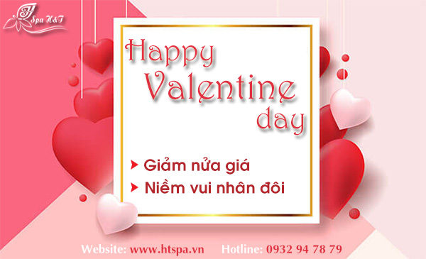 Khuyến mãi tháng 2 của H&T Spa - Happy Valentine Day